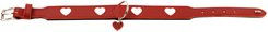 Hunter Hundehalsband Love aus Rindsleder rot/schwarz Größe XL – Bild 1 von 12