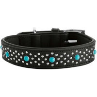Produktbild von Hunter Hundehalsband Madona aus Leder Schwarz Größe M-L