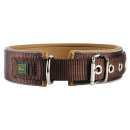 Hunter Hundehalsband Neopren Reflect Braun 60 cm – Bild 1 von 3