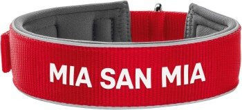 Hunter Hundehalsband Neopren Reflect FC Bayern München rot grau Größe L 60 cm - 60 cm – Bild 1 von 6