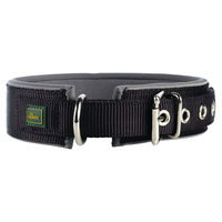 Produktbild von Hunter Hundehalsband Neopren Reflect wasserabweisend Schwarz Grau XL - 65 cm