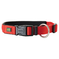 Produktbild von Hunter Hundehalsband Neopren Vario Plus rot/schwarz Größe L-XL Breite 2,5 cm