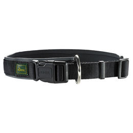 Hunter Hundehalsband Neopren Vario Plus Schwarz/Grau Größe S Breite 2,0 cm – Bild 1 von 2