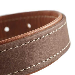 Hunter Hundehalsband Porto aus Leder in Braun Größe 60 cm – Bild 1 von 7