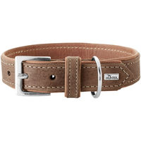 Produktbild von Hunter Hundehalsband Porto aus Olivenleder Braun Größe S 40 cm