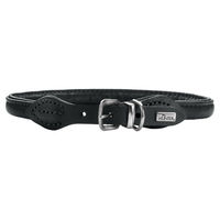 Produktbild von Hunter Hundehalsband Round & Soft Canadian UP aus Leder Schwarz Größe L