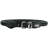 Produktbild von Hunter Hundehalsband Round & Soft Canadian Up Leder Schwarz XS