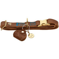 Produktbild von Hunter Hundehalsband Sansibar aus Rindsleder Cognac Größe L