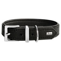 Produktbild von Hunter Hundehalsband Sofia aus Kunstleder Schwarz Größe M 55 - 1 Stk.