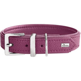 Hunter Hundehalsband Sofia Himbeer Kunstleder Größe S – Bild 1 von 13