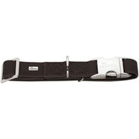 Produktbild von Hunter Hundehalsband Softie Alu-Strong aus Kunstleder braun Größe M