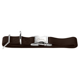 Produktbild von Hunter Hundehalsband Softie Alu-Strong aus Kunstleder braun Größe XL