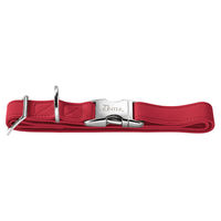 Produktbild von Hunter Hundehalsband Softie Alu-Strong aus Kunstleder rot Größe XL