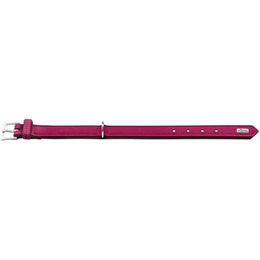 Produktbild von Hunter Hundehalsband Softie aus Kunstleder Himbeere Schwarz Größe 45 cm
