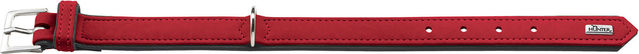 Hunter Hundehalsband Softie aus Kunstleder rot/schwarz Größe L – Bild 1 von 3