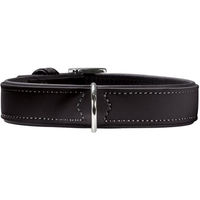 Produktbild von Hunter Hundehalsband Softie aus Kunstleder schwarz Größe 65 cm