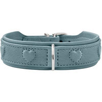 Produktbild von Hunter Hundehalsband Soho X Love Leder Hellblau Größe XS für Welpen