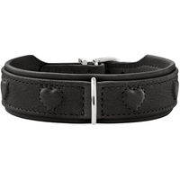Produktbild von Hunter Hundehalsband Soho X Love Leder Schwarz XS Mini für Welpen - 37 cm