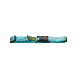 Produktbild von Hunter Hundehalsband Tripoli Vario Basic reflektierend Nylon Türkis S 25-35 cm