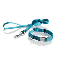 Produktbild von Hunter Hundehalsband Vario Basic ALU-Strong Nylon Petrol XL