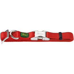 Hunter Hundehalsband Vario Basic ALU-Strong Nylon Rot Größe M – Bild 1 von 2