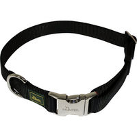 Produktbild von Hunter Hundehalsband Vario-Basic Alu-Strong Nylon Schwarz XL 45-65 cm