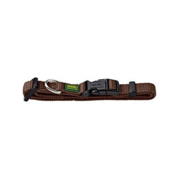 Hunter Hundehalsband Vario Basic Braun Nylon Größe S - 1 Stk. – Bild 1 von 2