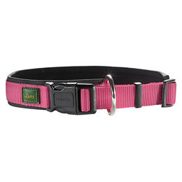 Produktbild von Hunter Hundehalsband Vario Plus Neopren Himbeer Rot Schwarz L-XL