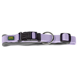 Hunter Hundehalsband Vario Plus Neopren Nylon Lila Grau XL – Bild 1 von 7