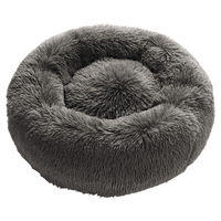 Produktbild von Hunter Hundekissen und Katzenkissen Loppa Plüsch anthrazit Größe S - 50 cm