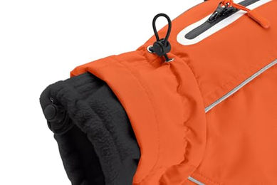HUNTER Hundemantel NORDBY Winter Orange Größe 40 wasserabweisend und warm gefüttert mit Fleece - 40 cm – Bild 1 von 5