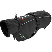 Produktbild von Hunter Hundemantel Nordby Wintermantel für kleine Hunde schwarz wasserabweisend mit Fleece gefüttert Größe 36