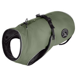 Hunter Hundemantel Uppsala Khaki wasserabweisend mit herausnehmbarem Innenfutter Rückenlänge 55 cm – Bild 1 von 6