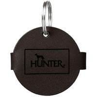 Produktbild von HUNTER Hundemarken-Etui Aalborg Anhänger aus Kunstleder Schwarz Größe S