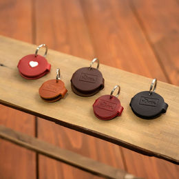 Produktbild von Hunter Hundemarken-Etui Love aus Leder Rot Größe S Durchmesser ca. 4,3 cm