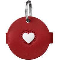 Produktbild von Hunter Hundemarken-Etui Love rot aus Leder Größe S
