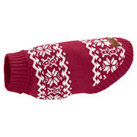 Produktbild von Hunter Hundepullover Birka Strickpullover für Hunde rot Größe 50 cm