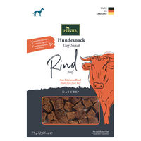 Produktbild von Hunter Hundesnack Rind getreidefrei monoprotein ohne Zucker 75 g - 75 g