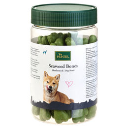 Produktbild von Hunter Hundesnack Seaweed Bones Zahnpflege-Snack vegan ohne tierisches Protein 200 g - 200 g