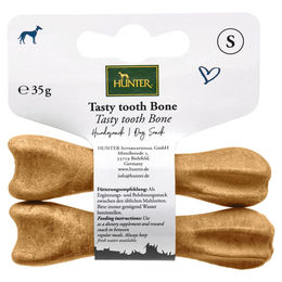 Produktbild von Hunter Hundesnack Tasty Tooth Bone Kauknochen Größe S - 2 x 70 g
