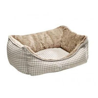 Produktbild von Hunter Hundesofa Astana Hundebett aus Baumwolle in Beige oder Braun Größe M