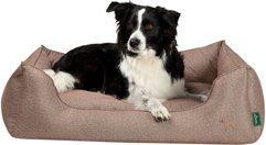HUNTER Hundesofa Boston Hundebett braun Größe L aus Polyester – Bild 1 von 5