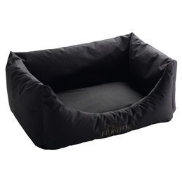 Hunter Hundesofa Gent Hundebett antibakteriell schwarz Größe L - 100 cm – Bild 1 von 2
