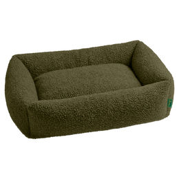 Hunter Hundesofa Kumara Hundebett aus Plüsch Khaki Größe L 100 x 70 cm – Bild 1 von 11