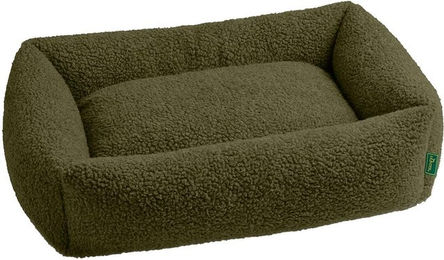 Hunter Hundesofa Kumara Hundebett aus Plüsch Khaki Größe M – Bild 1 von 11