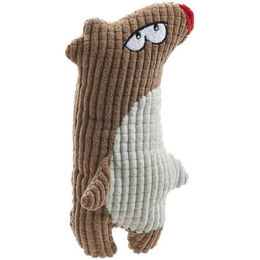 Hunter Hundespielzeug Barry Maus aus Cord mit Quietschfunktion in Braun - 8 cm – Bild 1 von 4