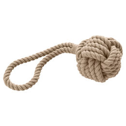 Hunter Hundespielzeug Inari aus Baumwolle beige Größe S – Bild 1 von 5