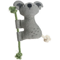 Produktbild von Hunter Hundespielzeug Rio Koala aus Plüsch und Baumwolle mit Tau 30 cm Grau