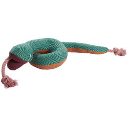 Hunter Hundespielzeug Rio Schlange aus Plüsch mit Tau in Grün 60 cm - 60 cm – Bild 1 von 13