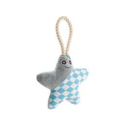 Produktbild von Hunter Hundespielzeug Salima Stern Plüschspielzeug Grau mit Squeaker und Tau